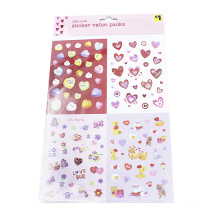 Colorful sticker PVC deco Star Heart Alphabet Number Adhesive stickers for diary phone Stationery School supplies Stickers